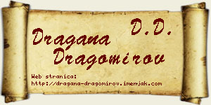 Dragana Dragomirov vizit kartica